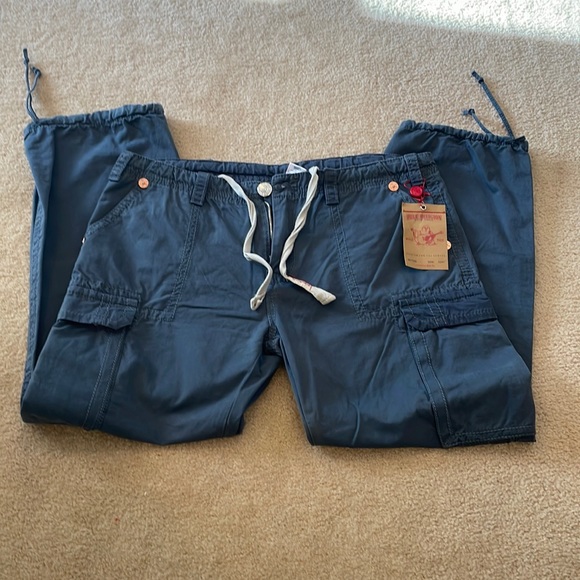 True Religion Other - True Religion Cargo Pants Men - Navy
